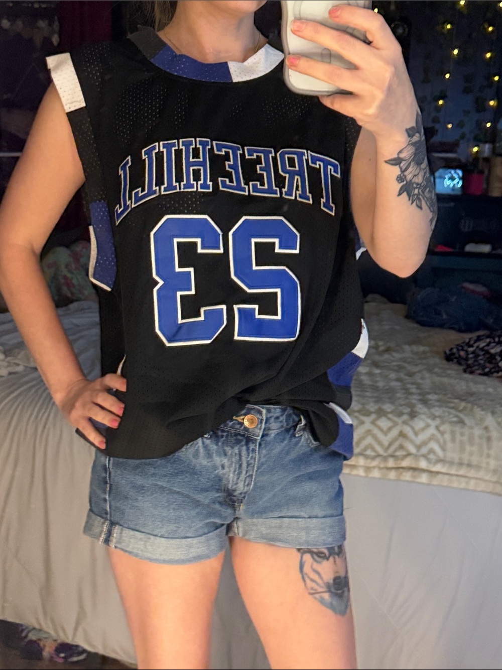 One tree hill Nathan Scott  23 Black Basketball Jersey